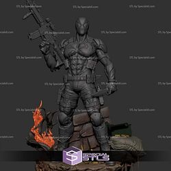 Tactical Spiderman Standing STL Printer Files