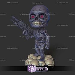 T-800 Terminator Chibi STL Printer Files