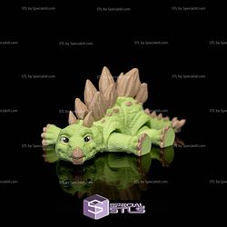 Basic STL - Articulated Stegosaurus