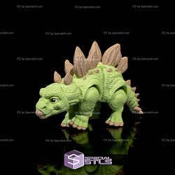 Basic STL - Articulated Stegosaurus