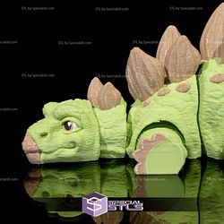 Basic STL - Articulated Stegosaurus