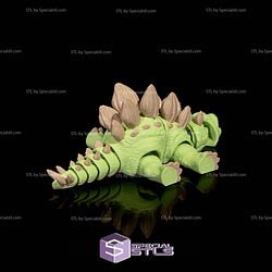 Basic STL - Articulated Stegosaurus