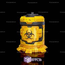 Basic STL - Bio Hazard Pen Holder