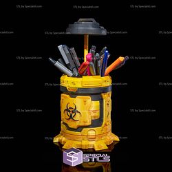 Basic STL - Bio Hazard Pen Holder