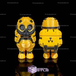 Basic STL - HazMat Suit Airpod Case and Holder