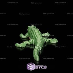 Basic STL - Print in Place Alligator