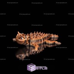 Basic STL - Print in Place Thorny Devil