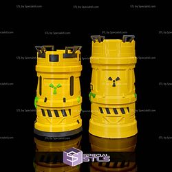 Basic STL - Toxic Waste Can Holder