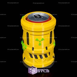 Basic STL - Toxic Waste Can Holder