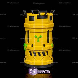 Basic STL - Toxic Waste Can Holder