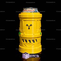 Basic STL - Toxic Waste Can Holder