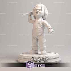 Chucky Slasher Icons STL Printer Files