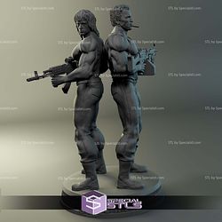 Contra Arnold Schwarzenegger Sylvester Stallone STL Printer Files