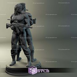 Contra Arnold Schwarzenegger Sylvester Stallone STL Printer Files