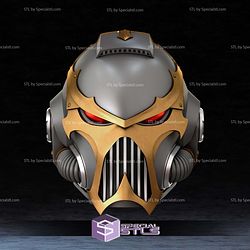 Cosplay STL Files Chaos Marine Helmet