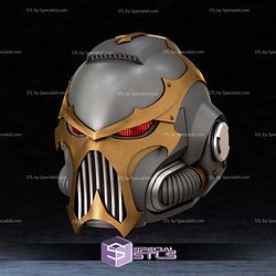 Cosplay STL Files Chaos Marine Helmet