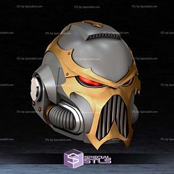 Cosplay STL Files Chaos Marine Helmet