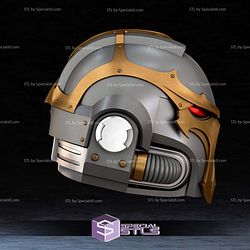 Cosplay STL Files Chaos Marine Helmet