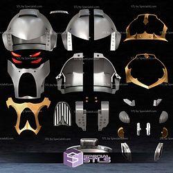 Cosplay STL Files Chaos Marine Helmet