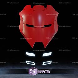 Cosplay STL Files CyberPunk Red Hood Helmet