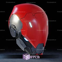 Cosplay STL Files CyberPunk Red Hood Helmet