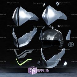 Cosplay STL Files Genji Mask