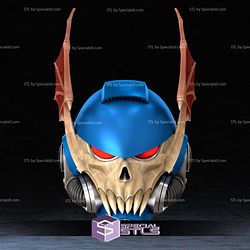 Cosplay STL Files Heretic Space Marine Helmet