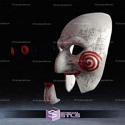 Cosplay STL Files Lets Play a Game Jigsaw Mask