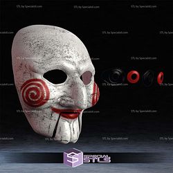 Cosplay STL Files Lets Play a Game Jigsaw Mask