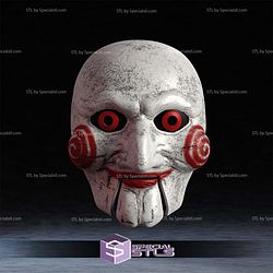 Cosplay STL Files Lets Play a Game Jigsaw Mask