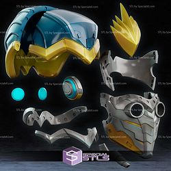 Cosplay STL Files Marvel Rivals Star Lord Helmet