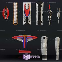 Cosplay STL Files Optimus Prime Sword