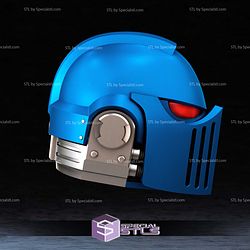 Cosplay STL Files Space Marine Bulwark Helmet