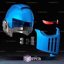 Cosplay STL Files Space Marine Bulwark Helmet