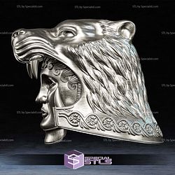 Cosplay STL Files Tigris Of Gaul Mask Gladatior