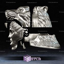 Cosplay STL Files Tigris Of Gaul Mask Gladatior