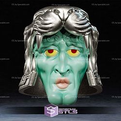 Cosplay STL Files Tigris of Handsome Squidward Mask