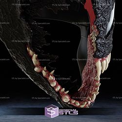 Cosplay STL Files Venom Half Mask