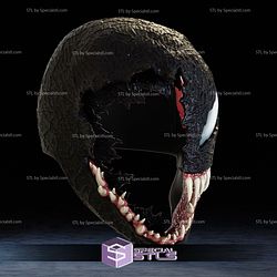 Cosplay STL Files Venom Half Mask