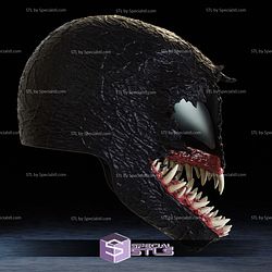 Cosplay STL Files Venom Half Mask