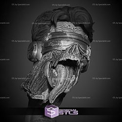 Cyclops Zombie Portrait Bust STL Printer Files