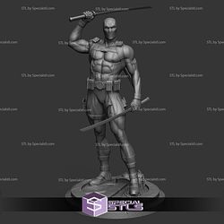 Deadpool Muscle Gun and Sword STL Printer Files