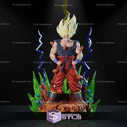 Goku Namek first Transfomation STL Printer Files