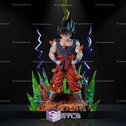 Goku Namek first Transfomation STL Printer Files