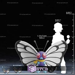 Life Size Butterfree Pokemon STL Files