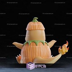 Life Size Pumpkin Charmander STL Files