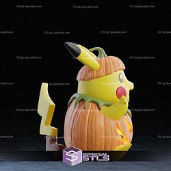 Life Size Pumpkin Pikachu STL Files