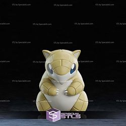 Life size Sandshrew Pokemon STL Files