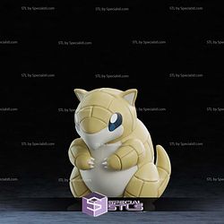 Life size Sandshrew Pokemon STL Files