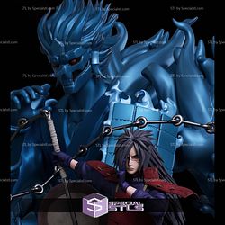 Madara and Kurama Susano and Wooden Dragon STL Printer Files